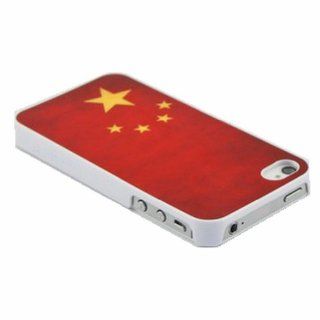 Ayangyang Ayangyang Flag Case for Iphone 5 New China National Flag Plastic Country Flag Cover Case for Iphone 5 Base Color Send By Random Cell Phones & Accessories