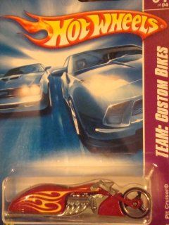 Hot Wheels Pit Cruiser Red, Chrome Block, Gray Bars 2008 #149 1/64 Toys & Games