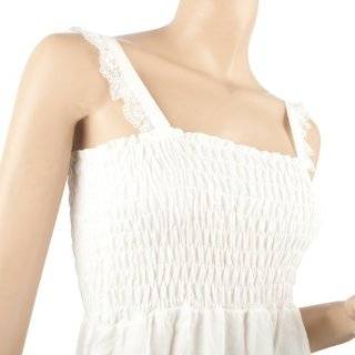 TopTie Long White Maxi Dress Clothing
