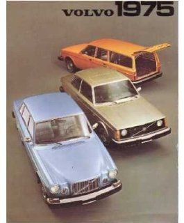 1975 Volvo 164 240 Series Sales Brochure Literature Book Advertisement Specs Automotive