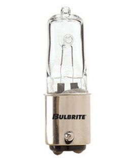 Bulbrite Clear Dimmable Double Contact Bayonet Halogen Light Bulb   10 pk.   Light Bulbs