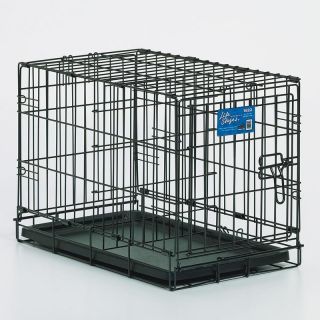 Midwest Life Stages Folding Single Door Dog Crate   Dog Crates