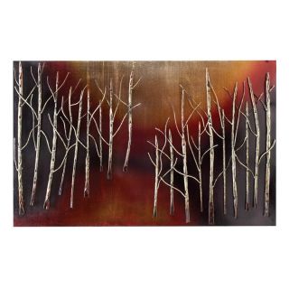 Abstract Trees Metal Wall Plaque   38W x 34H in.   Wall Sculptures and Panels