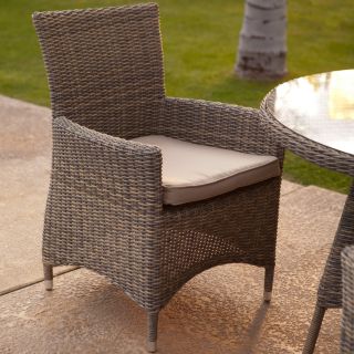 Belham Living Bella All Weather Wicker Patio Dining Chair   Set of 2   Patio Dining