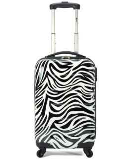 Benzi Travel Goods 3 Piece Spinner Lightweight Luggage Set   Zebra Print   Luggage Sets