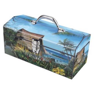 Sainty International 24 067 Art Deco Hawaiian Hideaway Tool Box   Tool Boxes