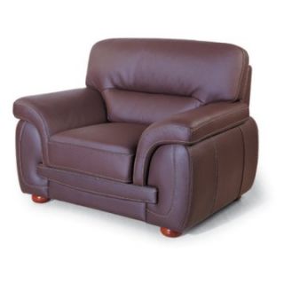 Sienna Leather Club Chair   Brown   Leather Club Chairs