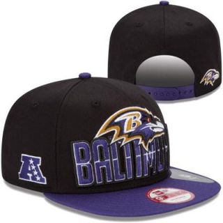 New Era Baltimore Ravens 2013 NFL Draft 9FIFTY Snapback Hat   Black/Purple