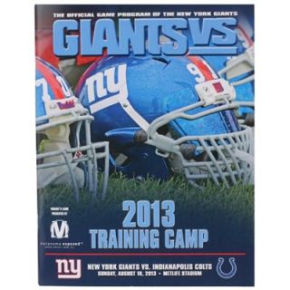 New York Giants vs. Indianapolis Colts 2013 Game Day Program