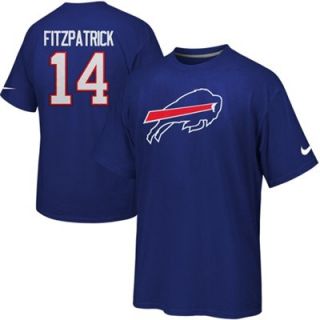 Nike Ryan Fitzpatrick Buffalo Bills Player Name And Number T Shirt   Royal Blue