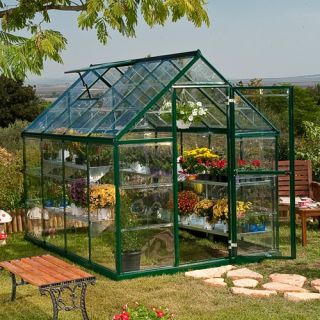 STC Nature 6 x 8 Foot Green Greenhouse Kit   Greenhouses