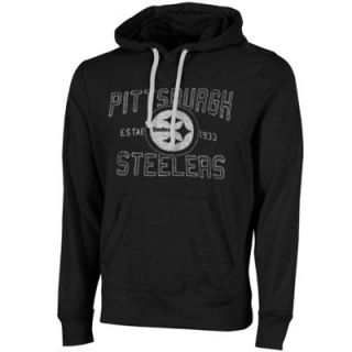 47 Brand Pittsburgh Steelers Slugger Pullover Hoodie   Black