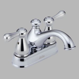 Delta Leland 2578LF Double Handle Centerset Bathroom Sink Faucet   Bathroom Sink Faucets