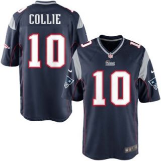 Nike Youth New England Patriots Austin Collie Team Color Game Jersey