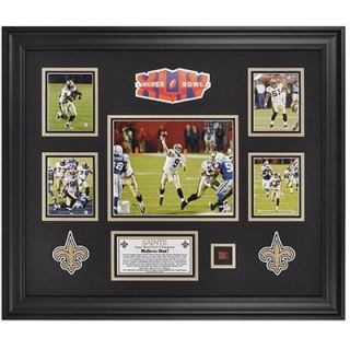 New Orleans Saints Super Bowl XLIV Champions Collage with Game Used Football
