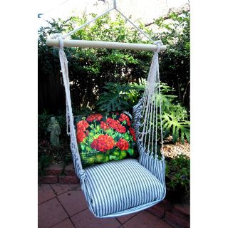 Magnolia Casual Daisy Patch Hammock Chair & Pillow Set   Hammock Chairs & Swings