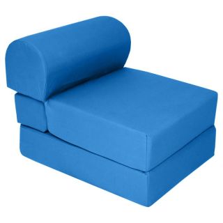 Childrens Royal Blue Studio Chair Sleeper   Jr. Twin   Specialty Chairs