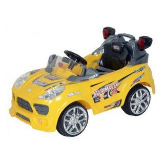 Master Porsche Cayenne Kids Car   Yellow   Battery Powered Riding Toys