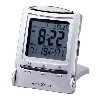Howard Miller Distant Time Traveler Alarm Clock   Thermometers
