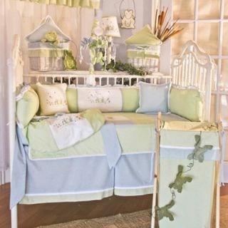 Brandee Danielle Sammy Frog 4 Piece Crib Bedding Set   Baby Bedding Sets