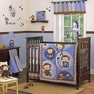 CoCaLo Monkey Mania 8 Piece Crib Bedding Set   Baby Bedding Sets