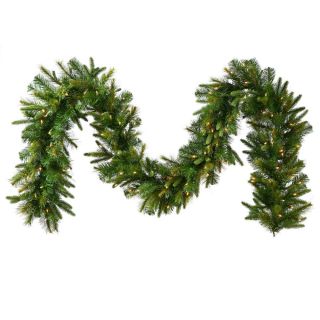 Cashmere Pre Lit Clear Garland   Christmas