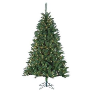 7 ft. Pre Lit LED Fairmont Pine Christmas Tree   Christmas Trees