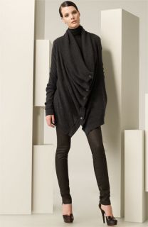 Donna Karan Collection Jersey Bodysuit & Stretch Denim Leggings with Cardigan