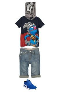 Mighty Fine Hoodie &  Levis® Jeans (Baby Boys)