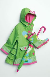 Western Chief Raincoat, Umbrella & Rain Boot (Toddler & Little Girls)