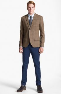 Topman Check Tweed Blazer, Oxford Shirt & Skinny Fit Chinos