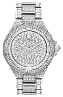Michael Kors Camille Crystal Encrusted Bracelet Watch, 44mm