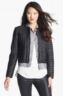 Two by Vince Camuto Hathaway Quilted Faux Leather Jacket