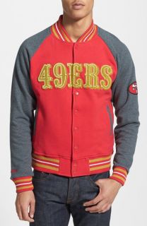 Mitchell & Ness Backward Pass   San Francisco 49ers Fleece Jacket