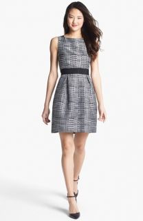 Jessica Simpson Print Jacquard Fit & Flare Dress (Online Only)