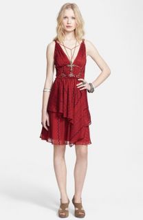 LABEL by five twelve Embroidered Fit & Flare Dress