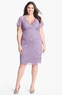MARINA Tiered Lace Dress (Plus Size)