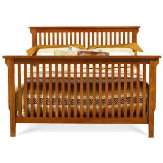 Mastercraft Collections Prairie Mission Solid Oak Spindle Bed Mastercraft Collections Beds