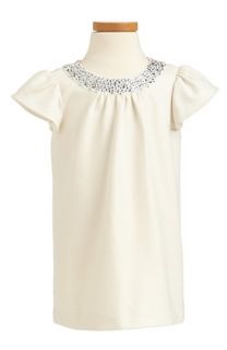 Milly Minis Crystal Collar Dress (Toddler Girls, Little Girls & Big Girls)