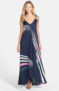 French Connection Rainbow Jersey Maxi Dress