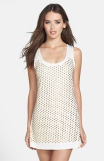 Juicy Couture Beach Embellished Dot Cover Up Dress