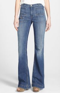 7 For All Mankind® Georgia High Rise Flare Jeans (BRT Light Broken Twill)