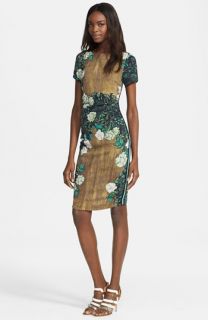 Tracy Reese Print Stretch Crepe Dress