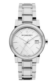 Burberry Medium Check Stamped Bracelet Watch, 34mm (Regular Retail Price $495)