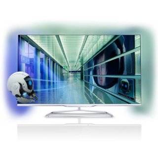 Philips 47PFL7108K/12 119 cm (47 Zoll) Ambilight 3D LED Backlight Fernseher, EEK A+ (Full HD, 700Hz PMR, DVB T/C/S, CI+, WLAN, Smart TV, HbbTV, Skype, Pixel Precise HD) wei� Heimkino, TV & Video