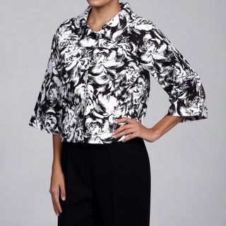 Katherine New York Women's Swirl Print Fashion Jacket Jackets