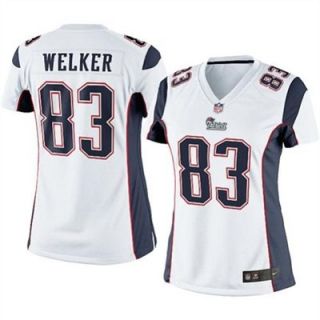 Nike Womens New England Patriots Wes Welker Limited White Jersey