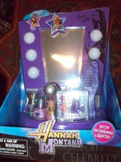 Disney Hannah Montana Light up Vanity with Real Make up Toys & Games
