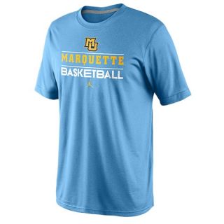 Nike College DF Basketball Practice T Shirt   Mens   Basketball   Clothing   Marquette Golden Eagles   Valor Blue
