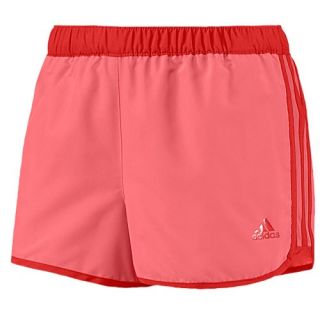 adidas Climalite M10 3 Running Shorts   Womens   Running   Clothing   Red Zest/Hi Red Red